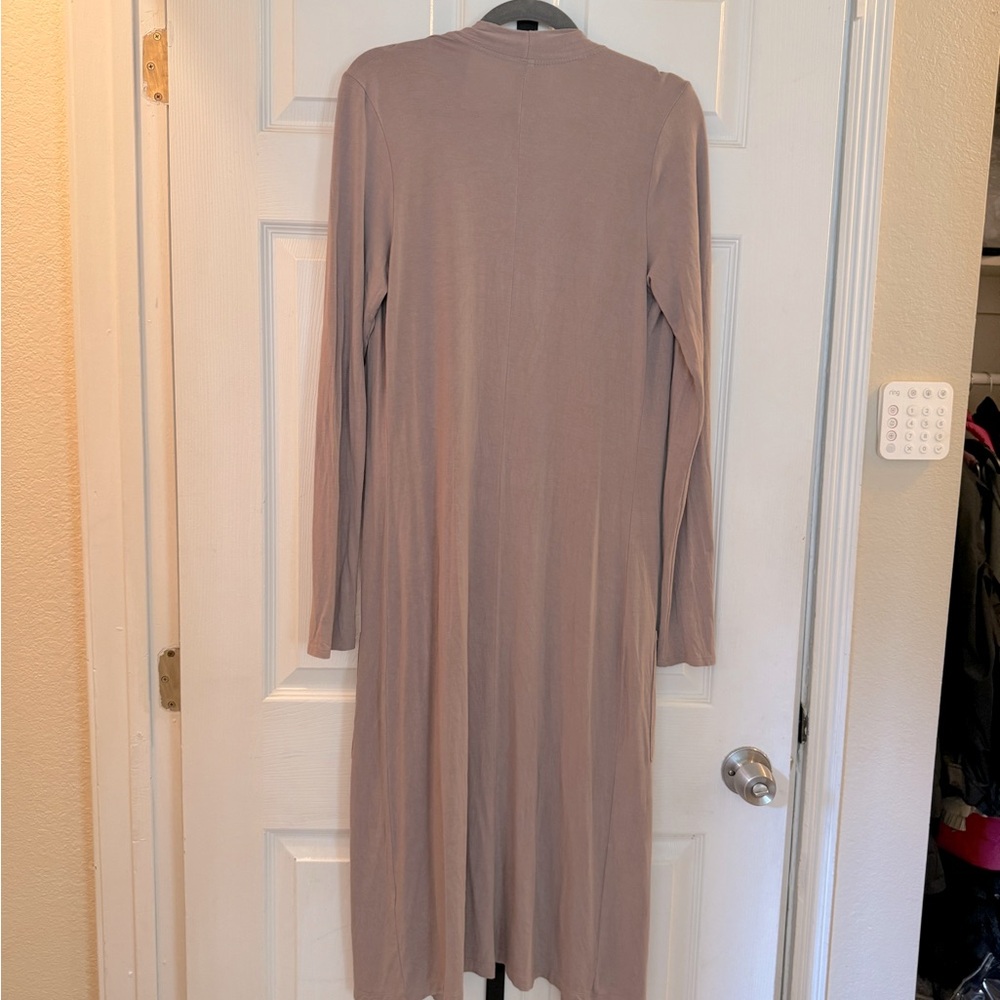 Savvi, Size 1 (fits like small/medium) Khaki calf length cardigan - Picture 2 of 4